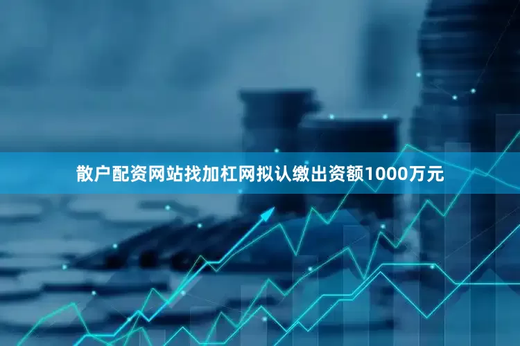 散户配资网站找加杠网拟认缴出资额1000万元